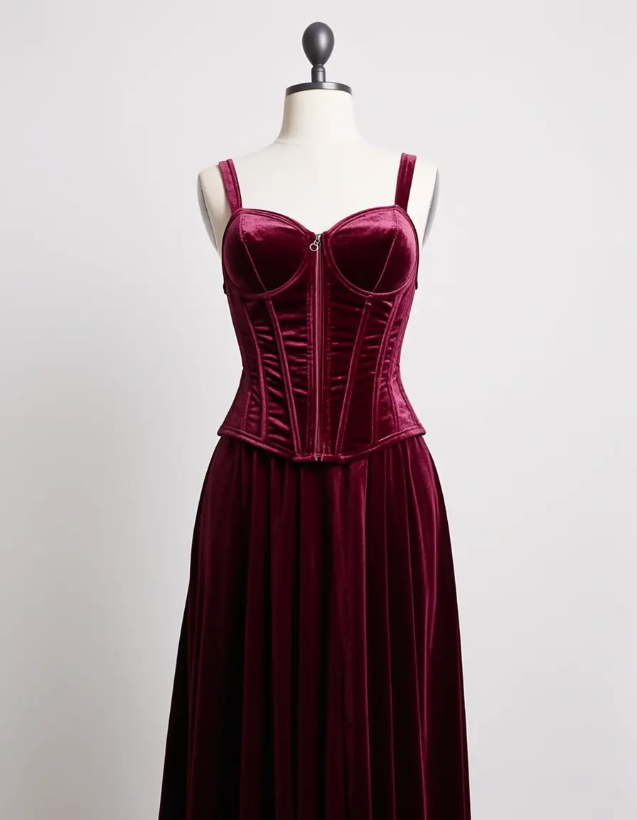 Velvet Korsett Dress