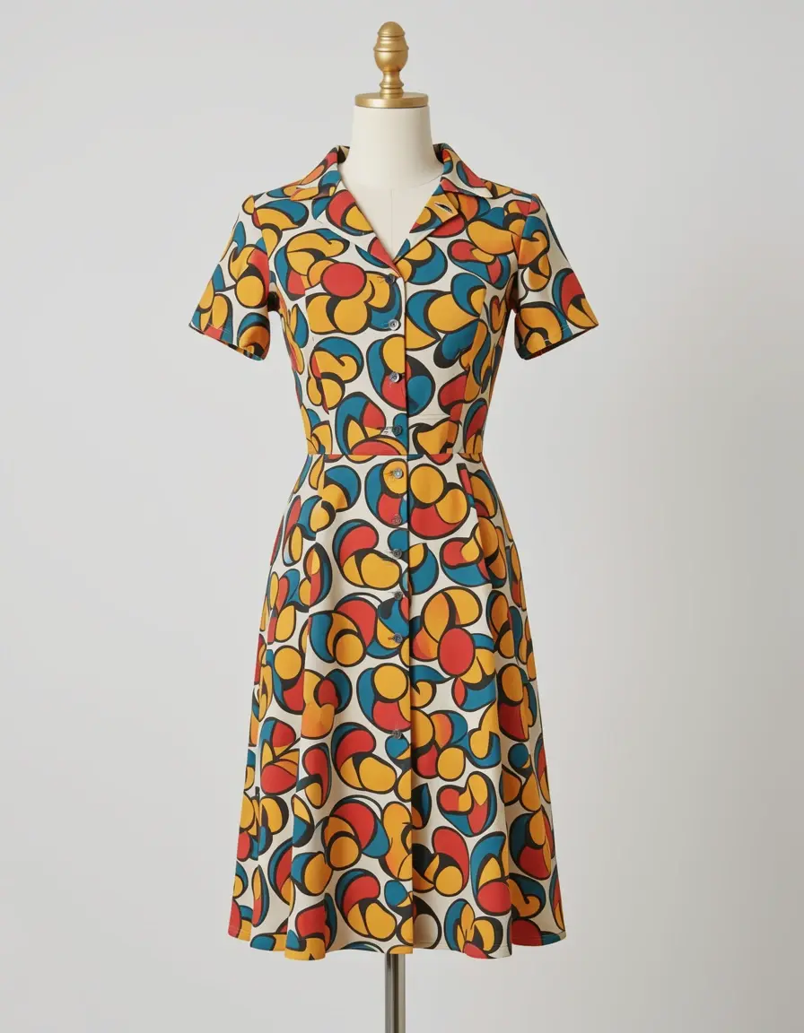 60s Shift Vintage Kleid