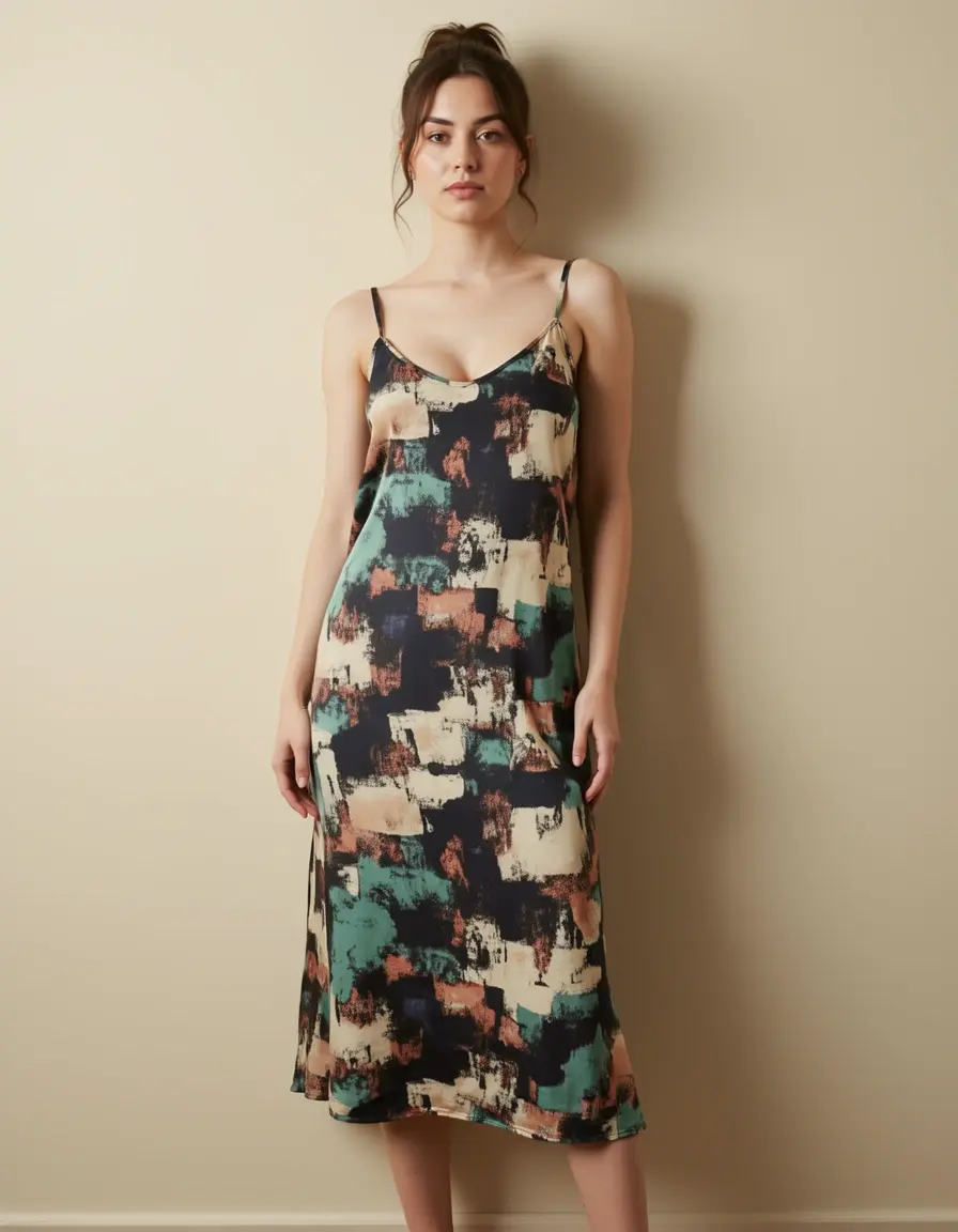90s Grunge Vintage Slip Kleid