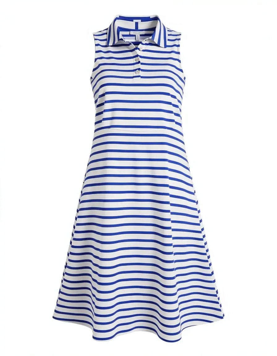 Nautical Striped Dress blau weiß gestreift