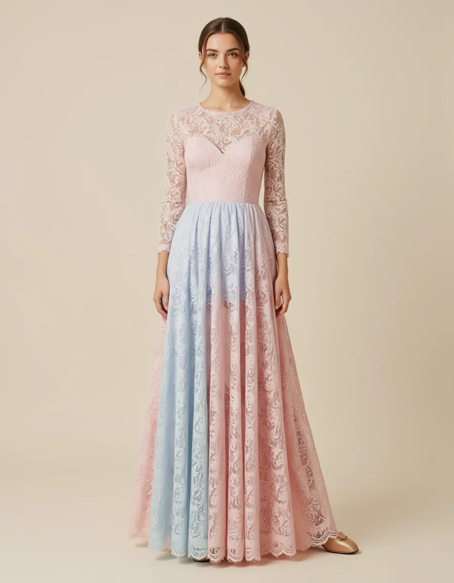 Appropriate Lace Maxi Kleid für Hochzeitsgäste