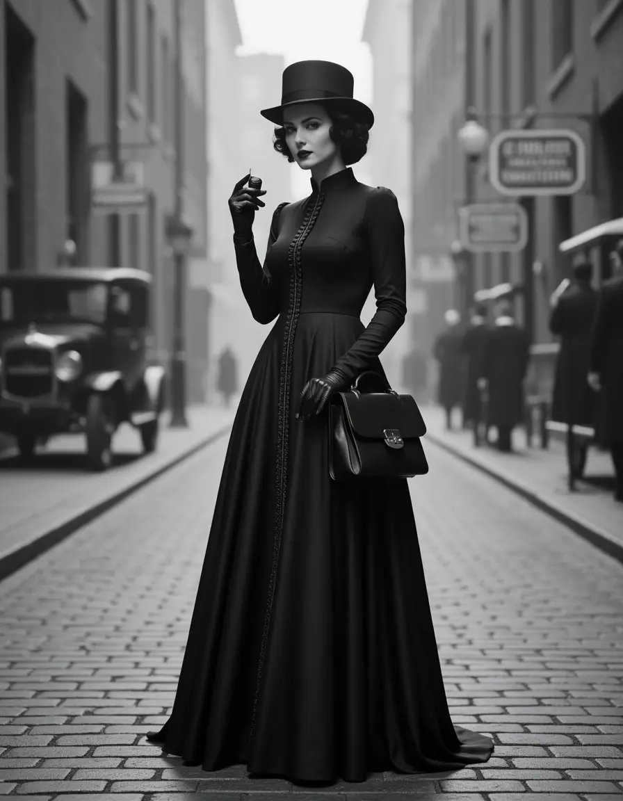 Prohibition themed 1920s dress