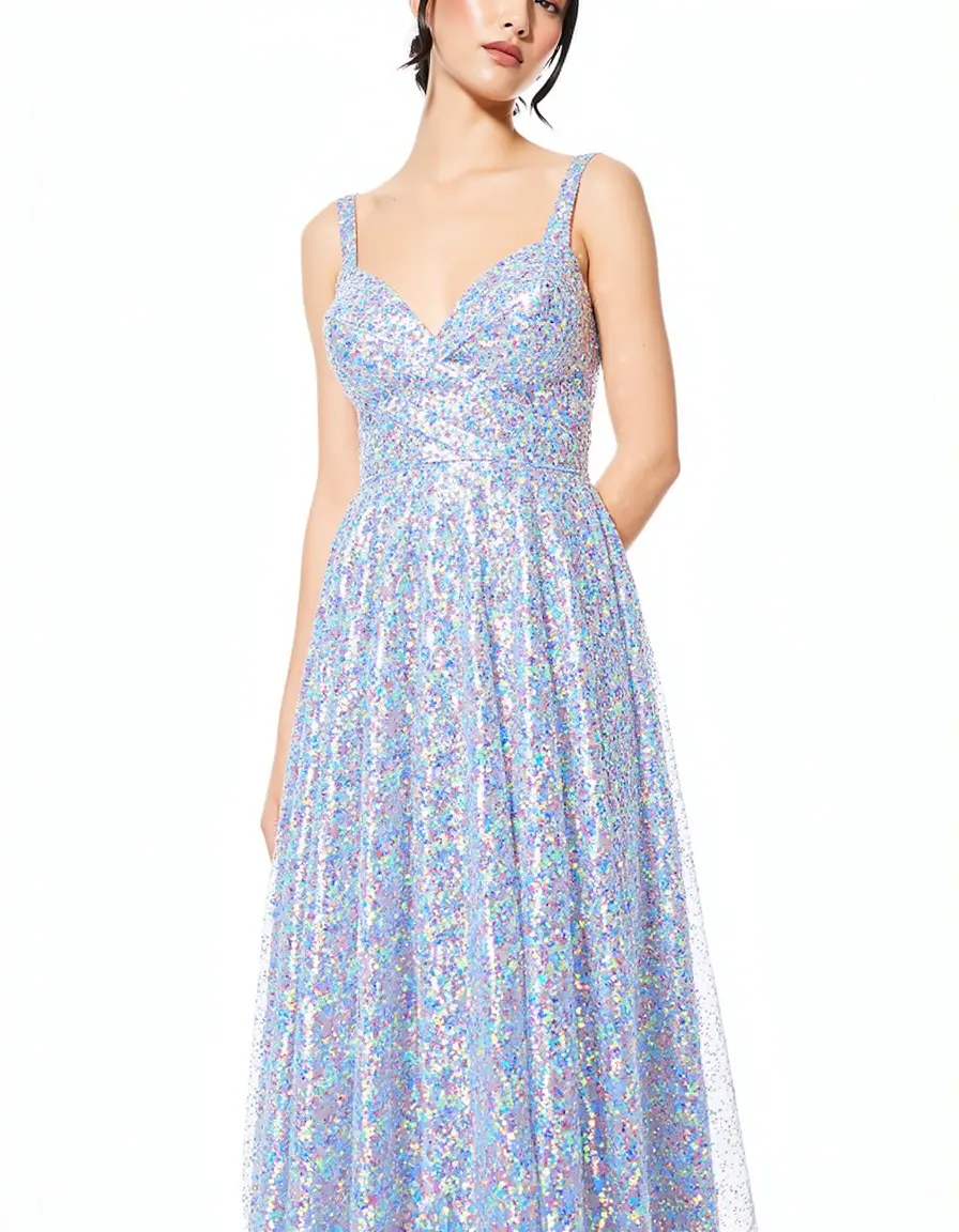 Holographisches schimmerndes Kleid
