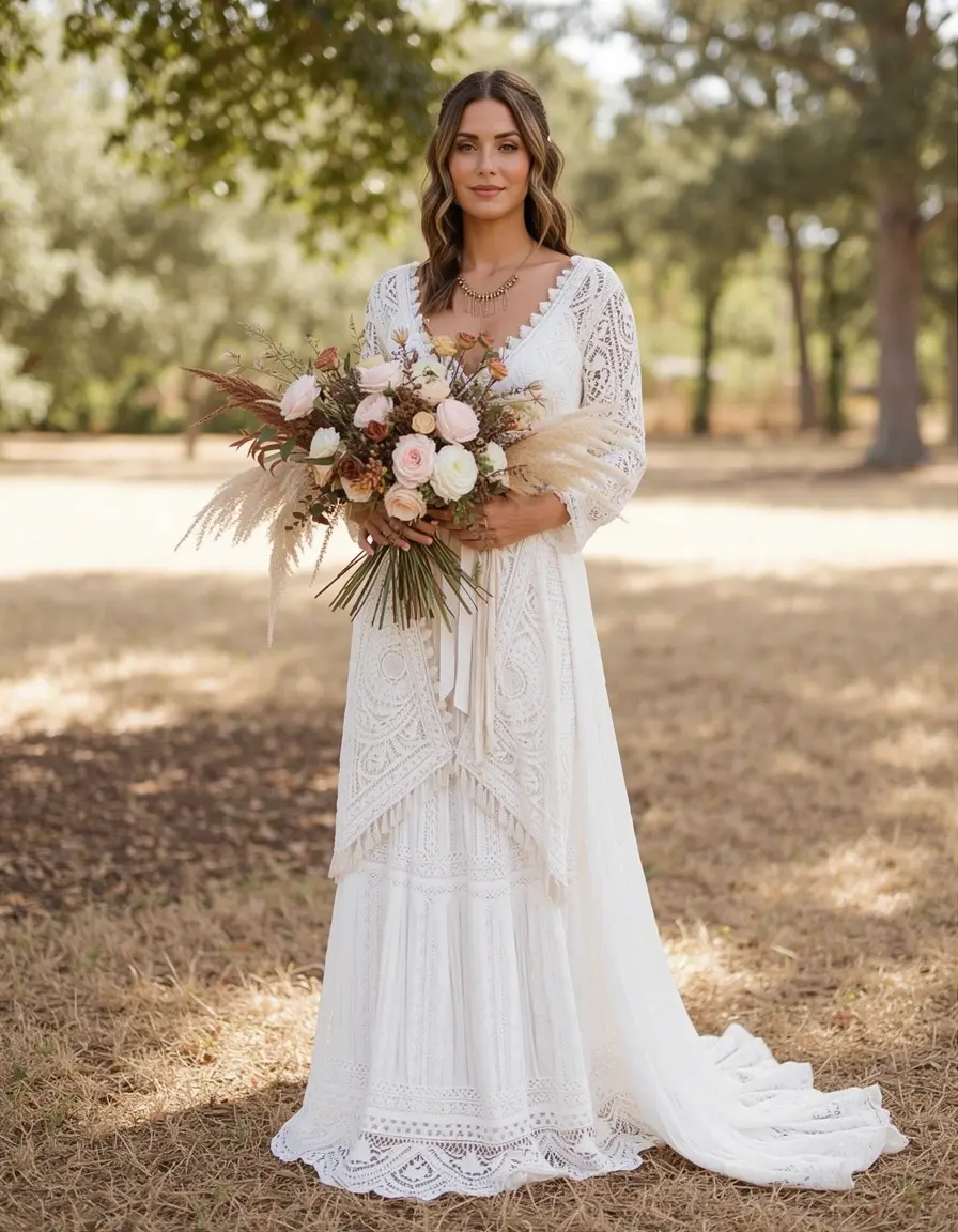 Boho Wedding Guest Dress für Outdoor-Hochzeiten