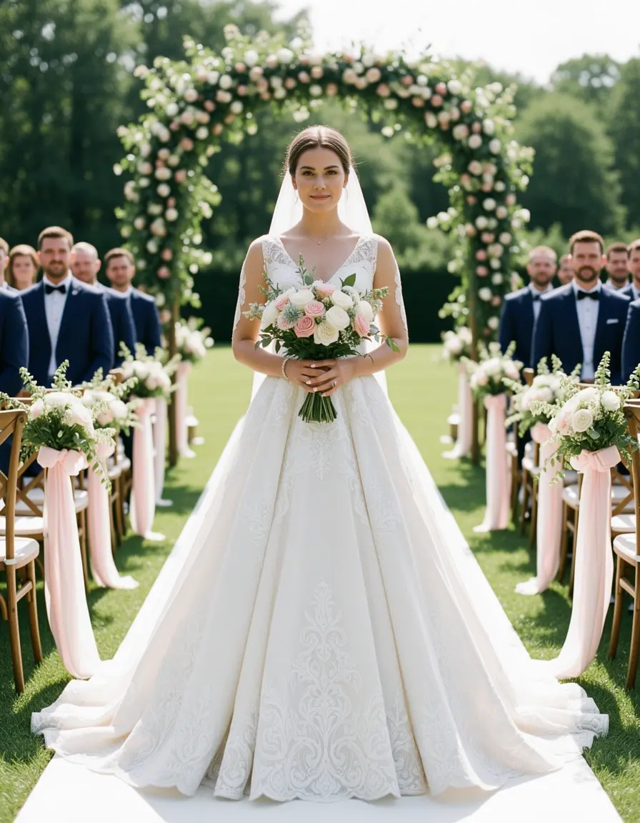 Elegant Civil Bride Dress