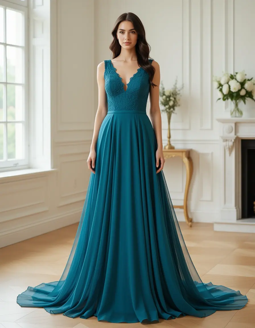 Chiffon Long Formal Dress