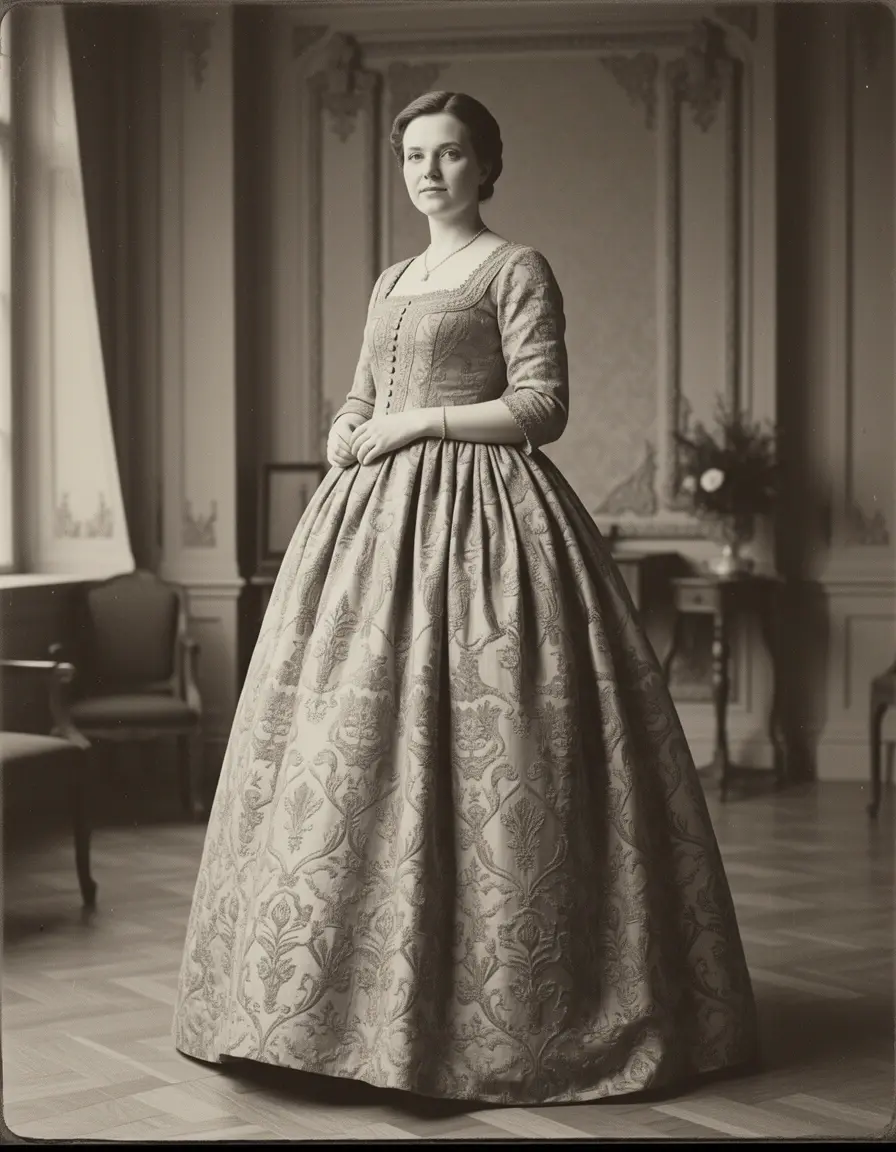 Vintage-inspiriertes Kleid für die Braut