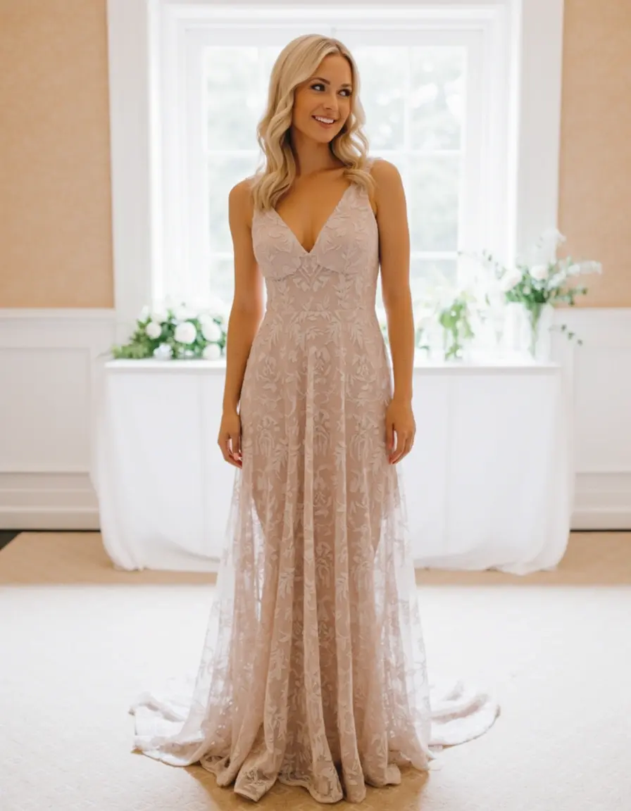 Spitzenkleid für Hochzeitsgäste