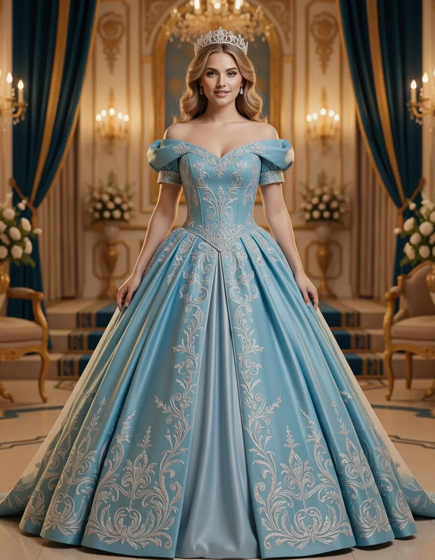 Prachtvolles Prinzessinnenkleid für Mädchen