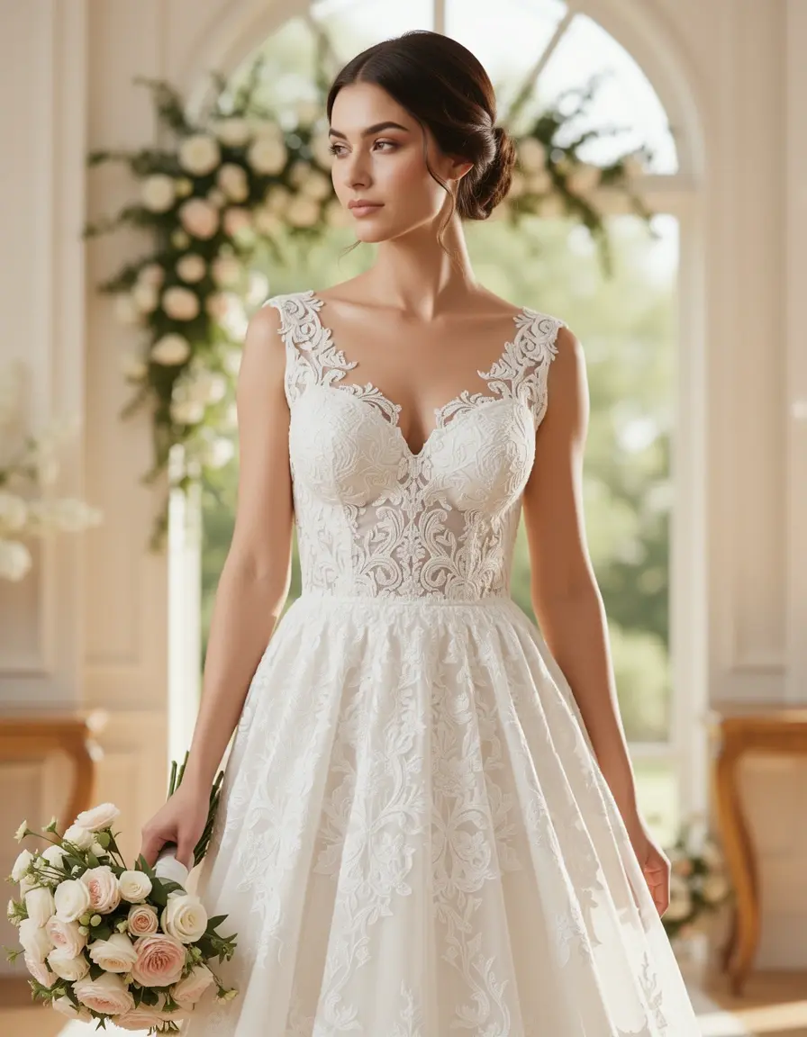 Wedding Lace Gown - Spitzenkleid für Hochzeitsgäste