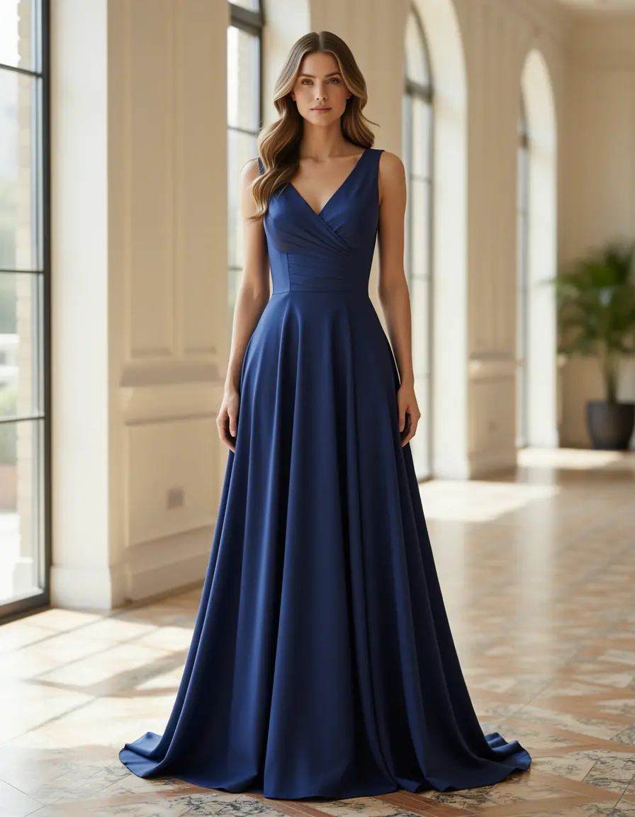 Elegantes Kleid in A-Linie