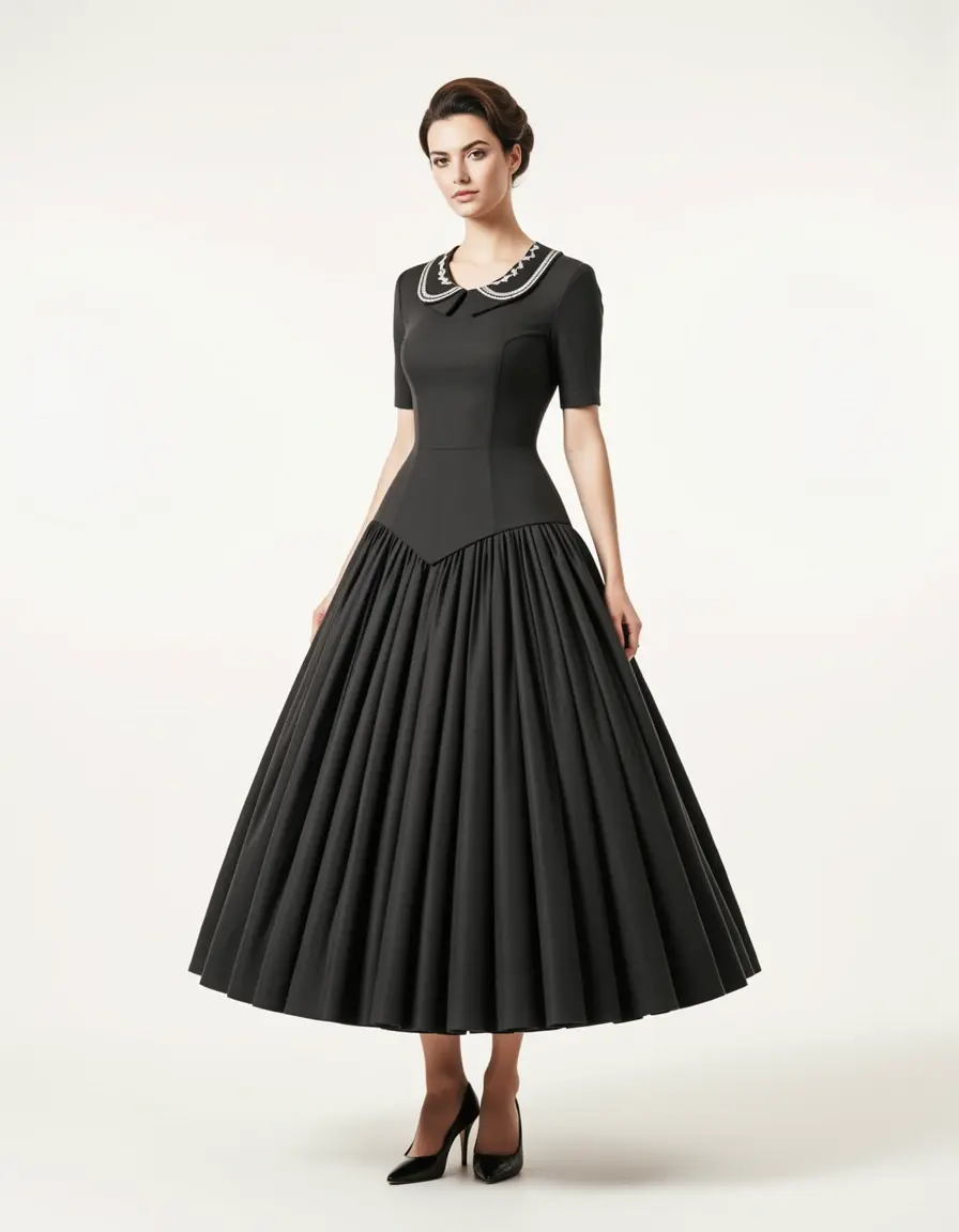 Klassisches 50er Jahre Petticoat Kleid