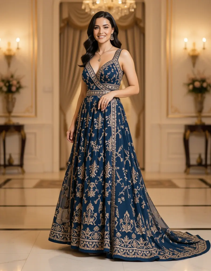 Elegant Women's Maxi Kleid