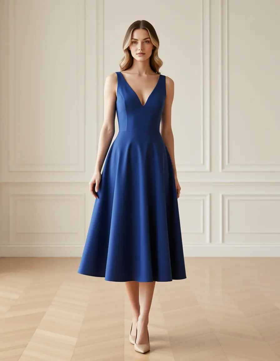 Elegant Women's A-Line Kleid