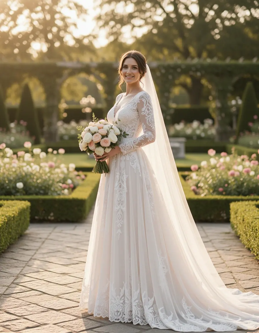 Elegantes Maxikleid für die Hochzeit als Gast