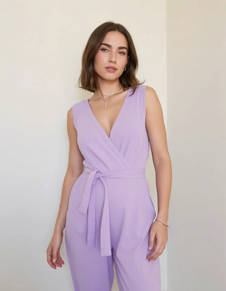 Lavender Wrap Outfit