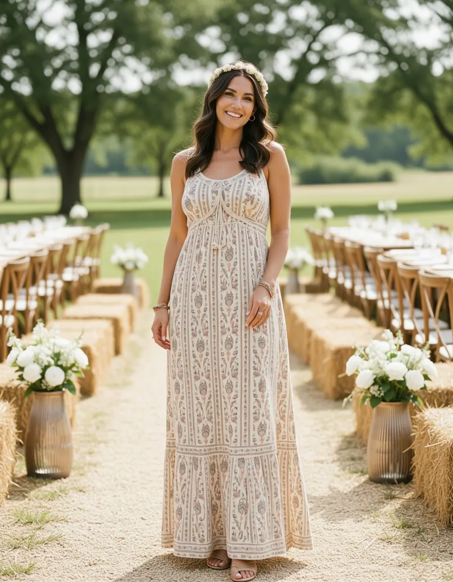 Boho Sommerkleid für entspannte Hochzeiten