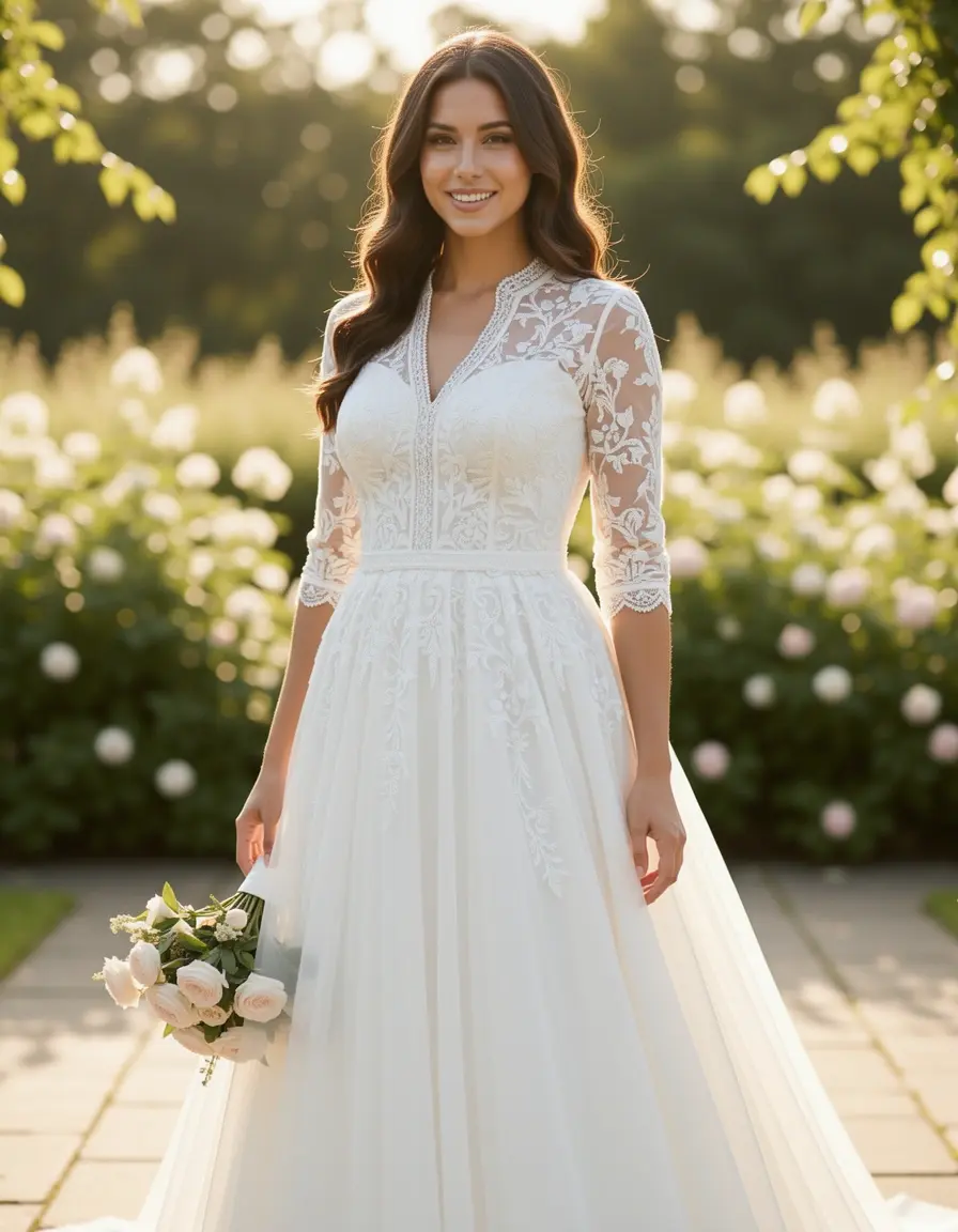 Elegantes Blusenkleid für festliche Anlässe