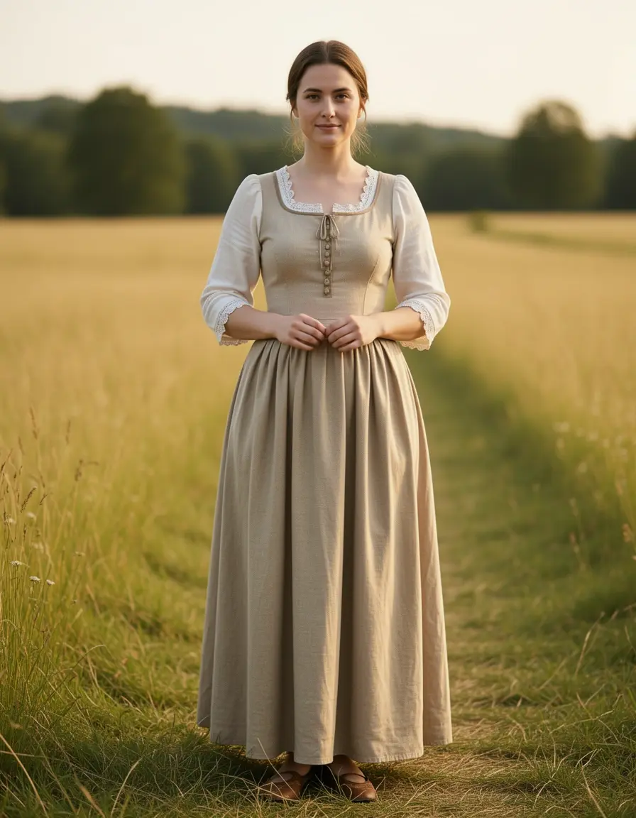 Medieval Peasant Dress cotton