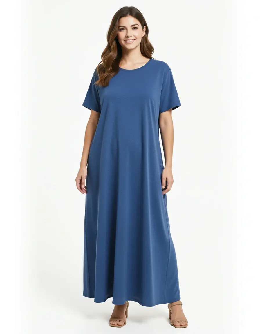 A-Line Midi Dress locker fallend