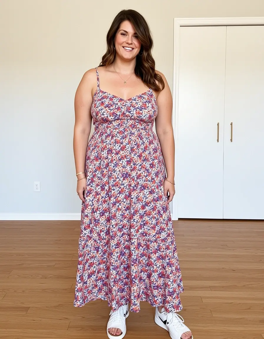 Flowy Shift Dress für Bauch