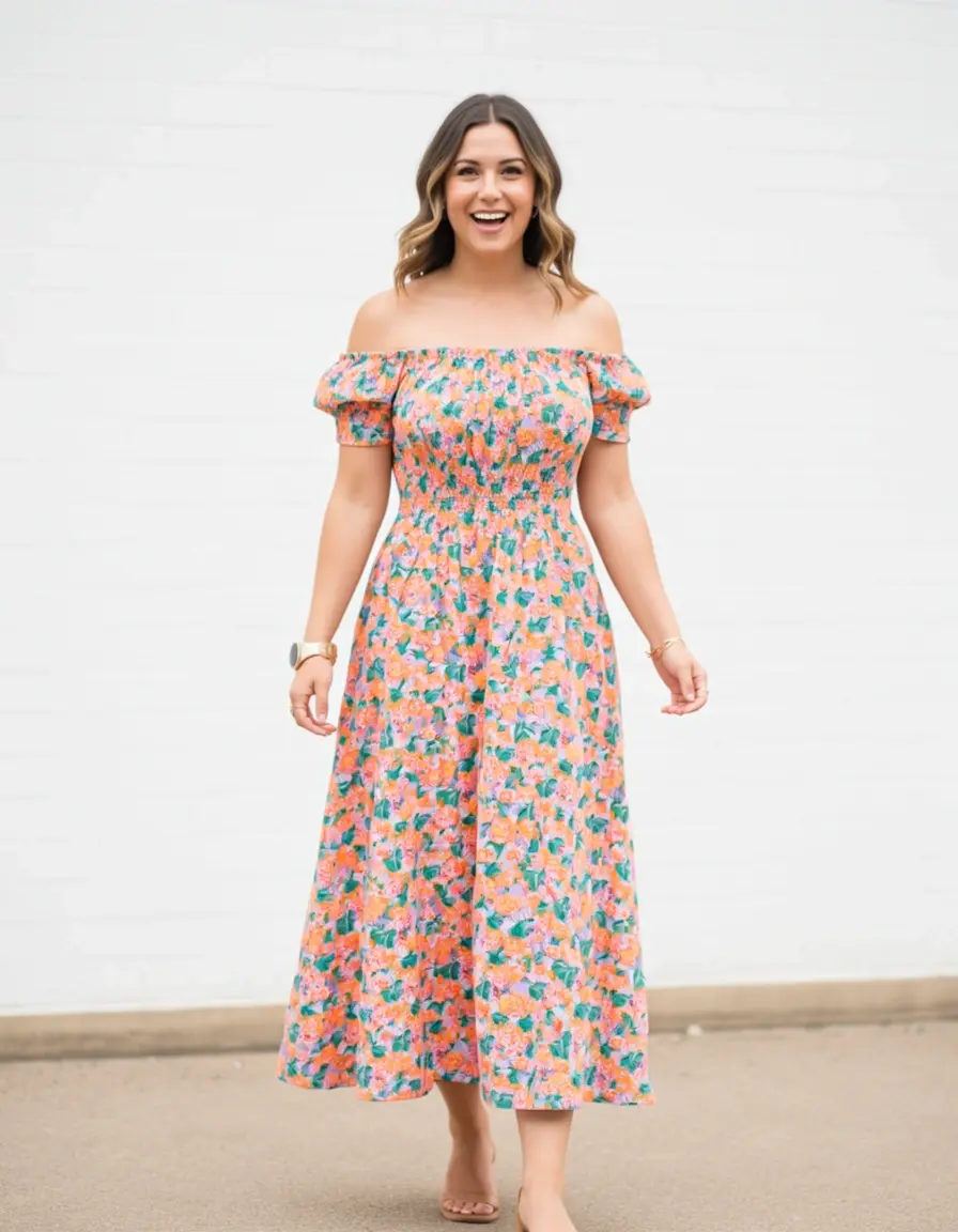 Off-Shoulder Kleid für festliche Anlässe