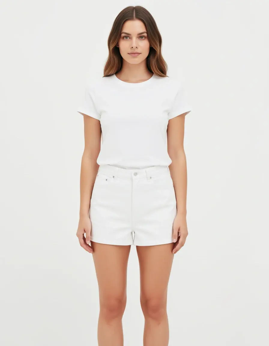 Short White A-Line Mini - Weißes A-Linien Kleid kurz