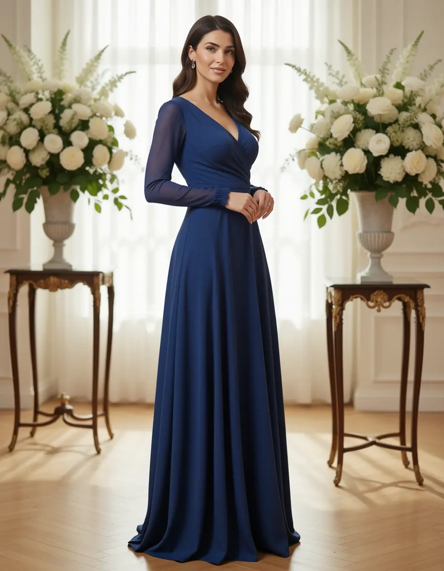 Midi dress elegant poise