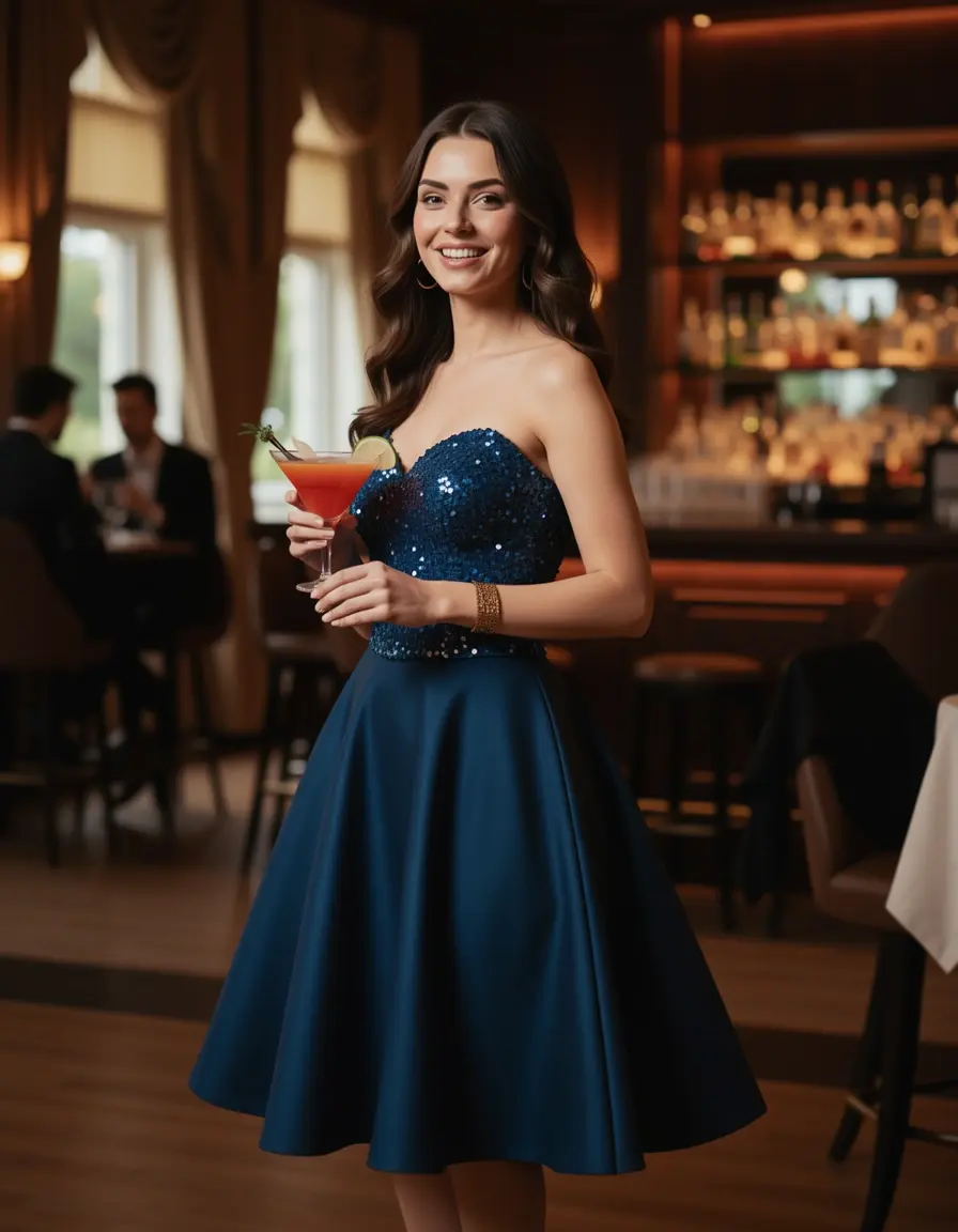 Cocktail dress charismatic evening wear