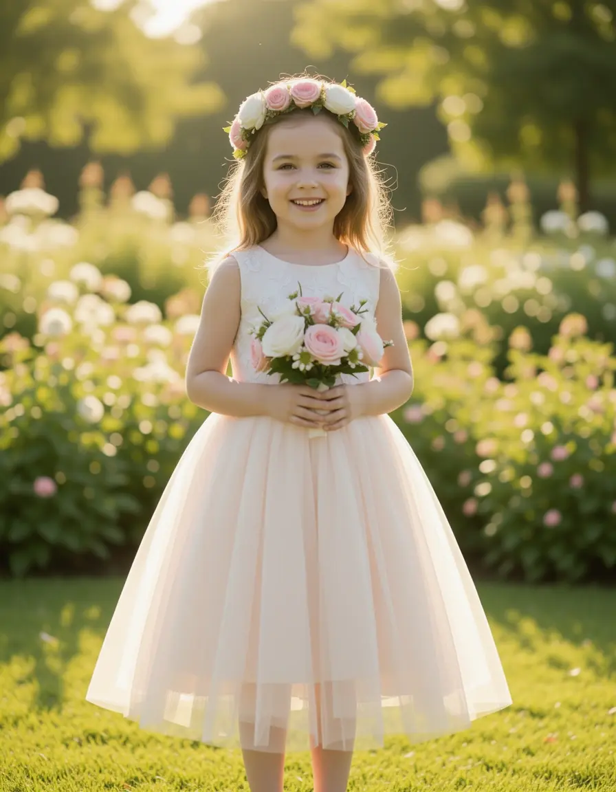 Mini flower girl dress cute