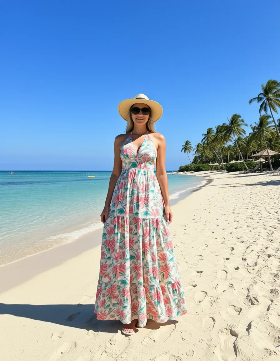 Summer Halter Maxi - Neckholder Maxikleid