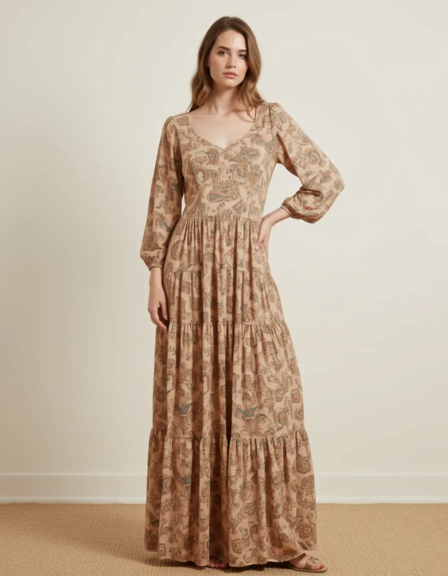 Vintage Used Maxi Dress nachhaltig