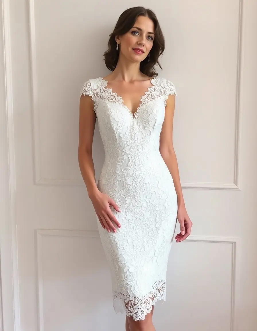 Lace cocktail used elegant