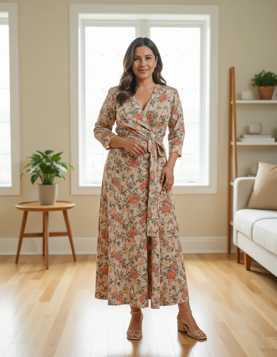 Wrap used dress versatile