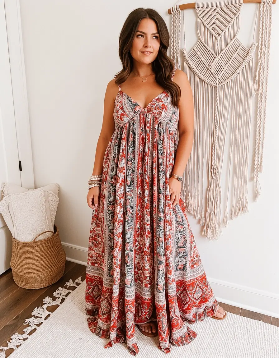Boho sundress used relaxed