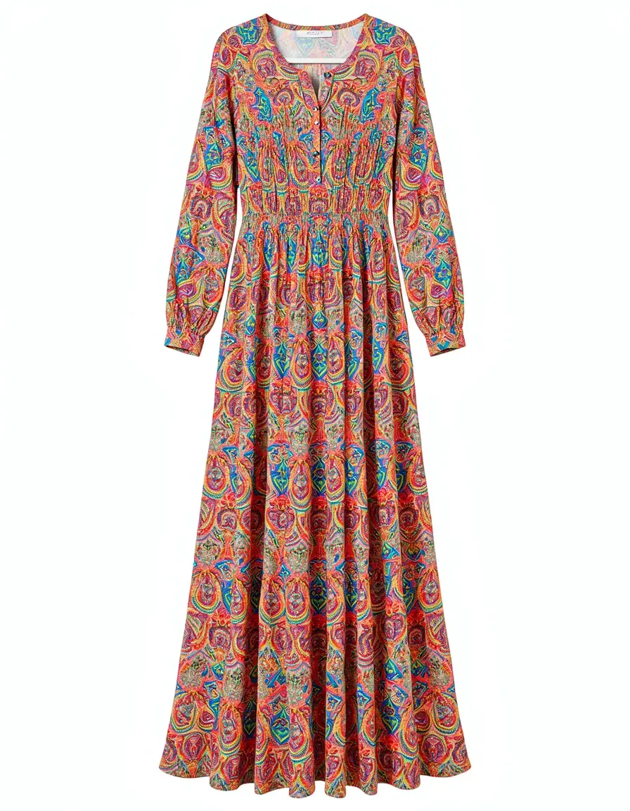 Printed Long Maxi gemusterte Kleider