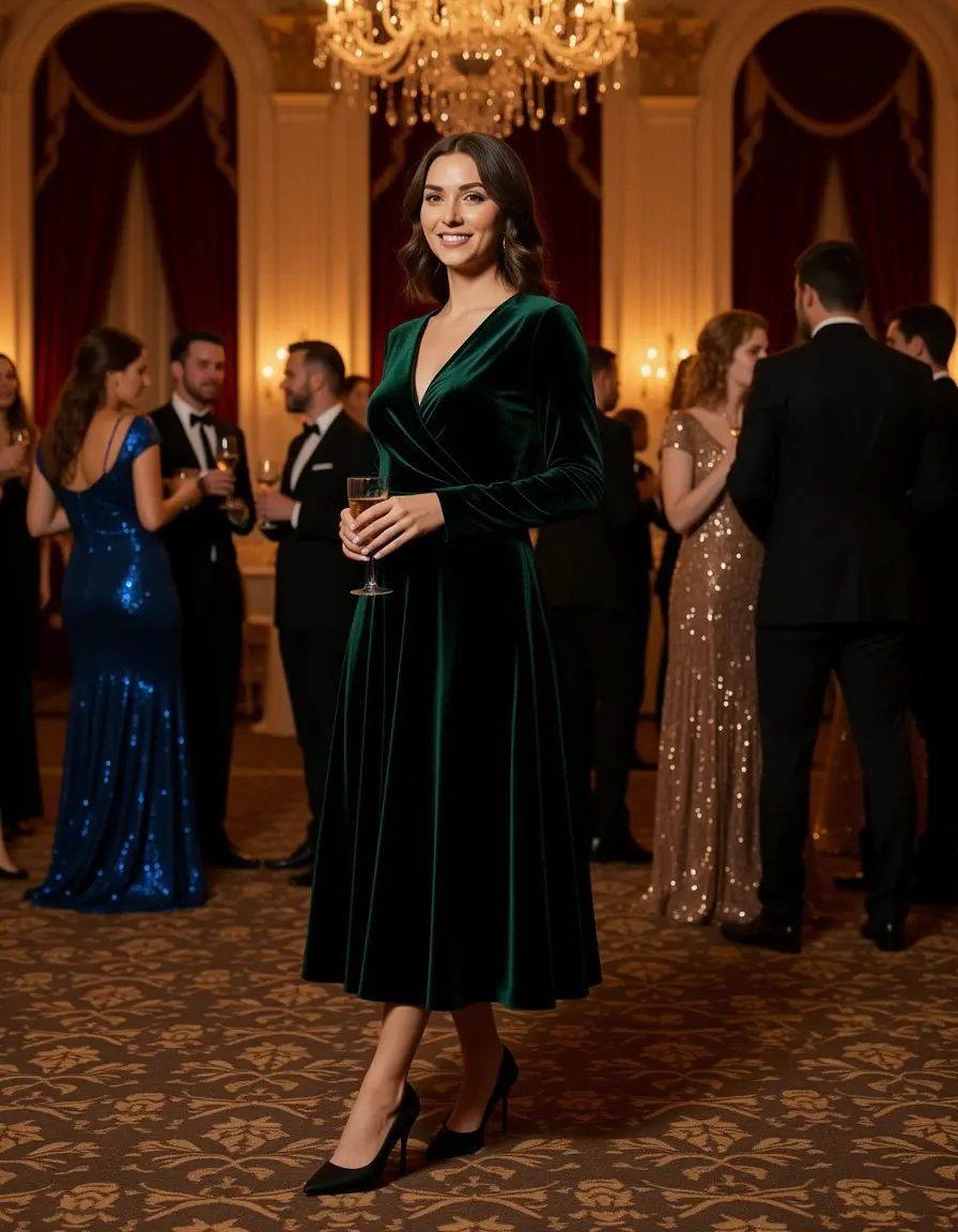 Velvet Party Midi Luxurious