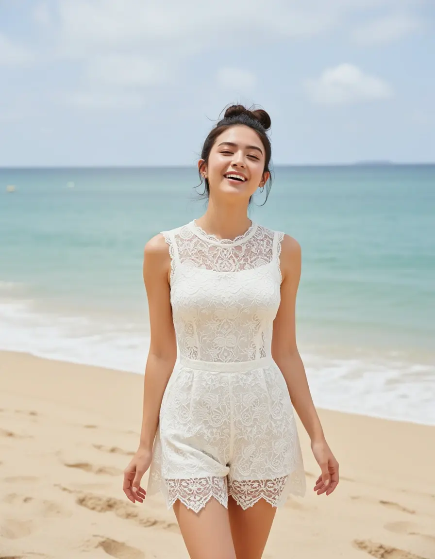 Playful Mini Lace kurzes Kleid