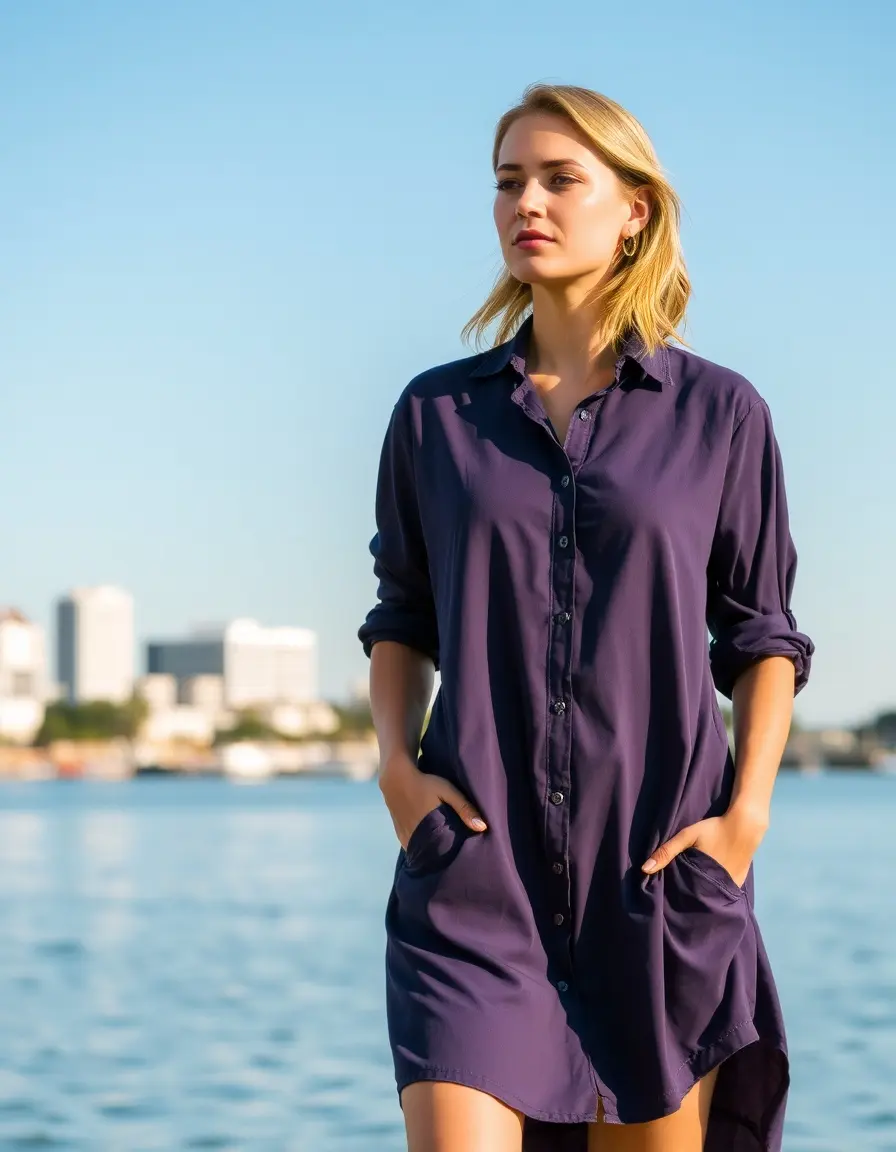 Shirt Casual Dress legere kleid