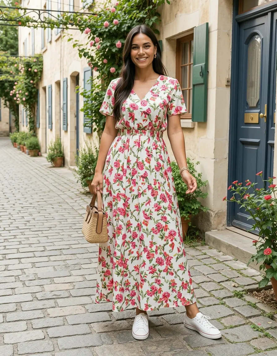 Local Floral Maxi Dress Marxloh