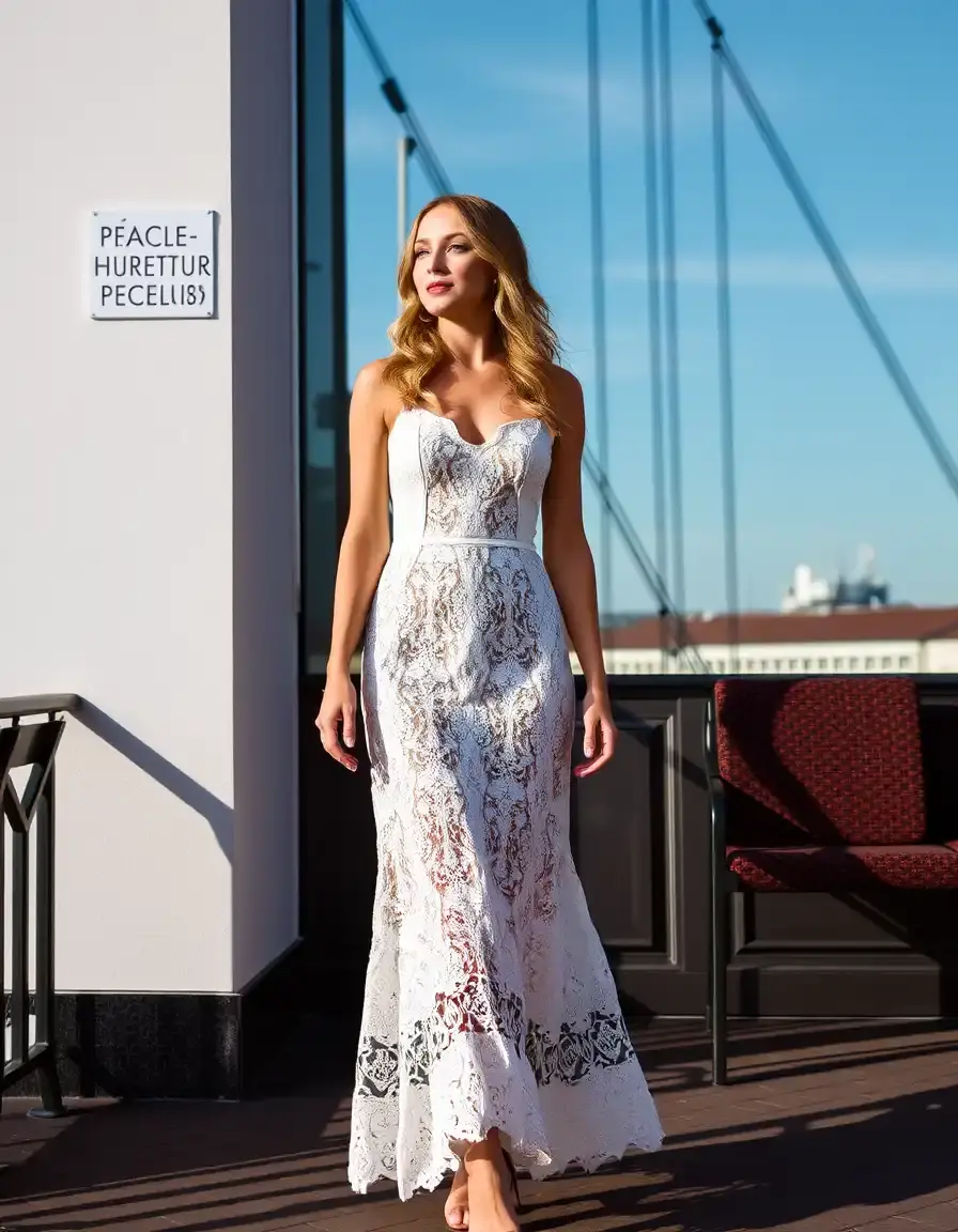 Duisburg Midi Lace Kleid