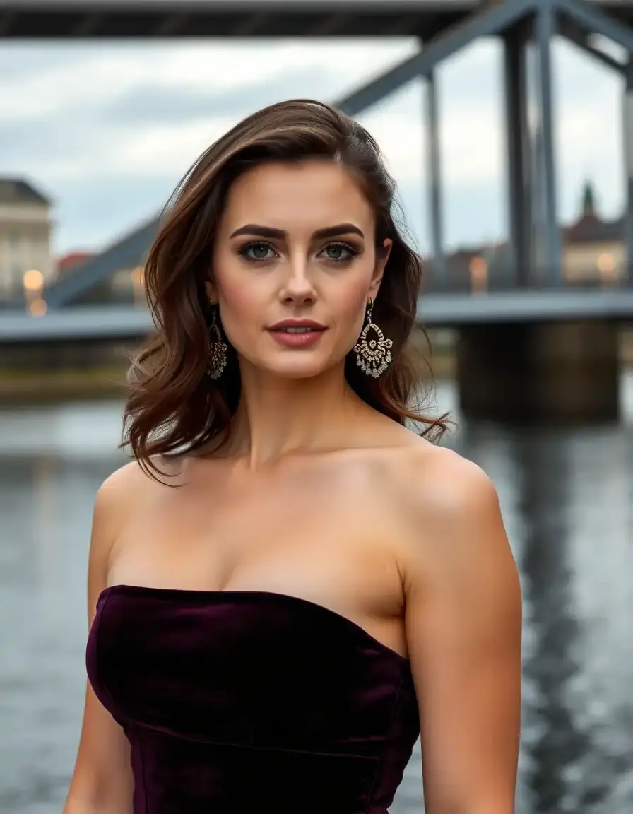 Velvet Duisburg luxurious dress
