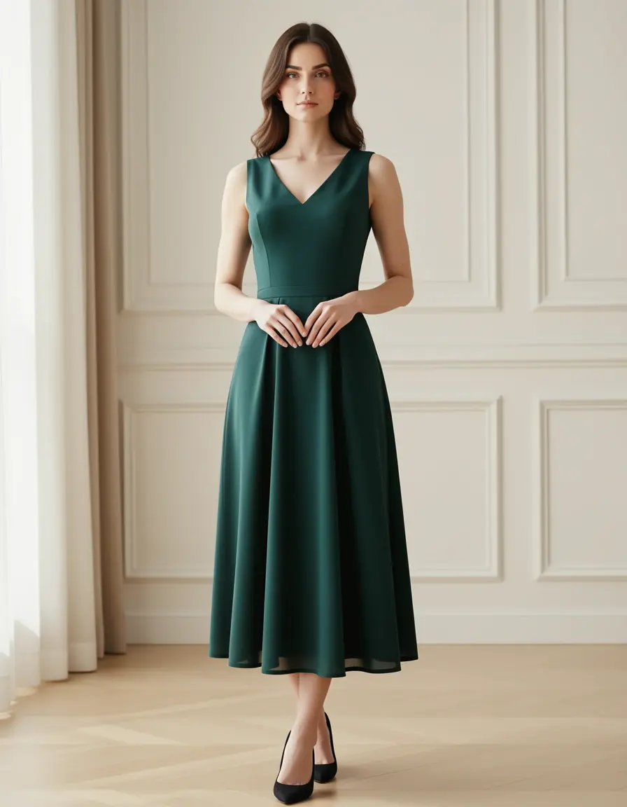 A-Line Midi Elegant klassisch