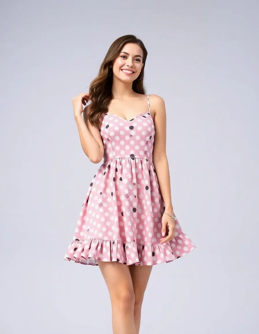 Short A-Line Mini Kleid spielerisch