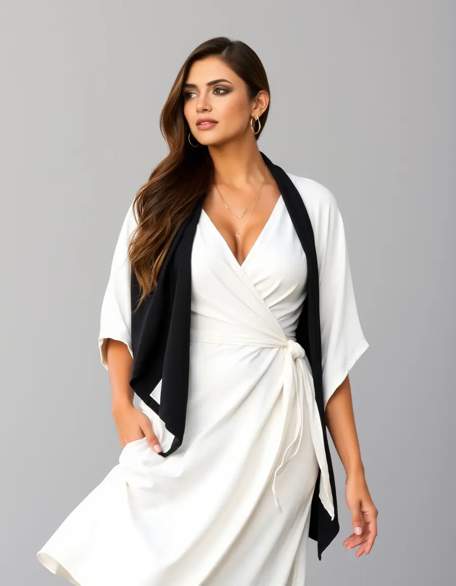 Vielseitiges Wrap Naked Dress