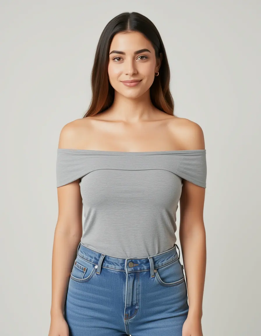 Vielseitiges Wrap Off-Shoulder Kleid