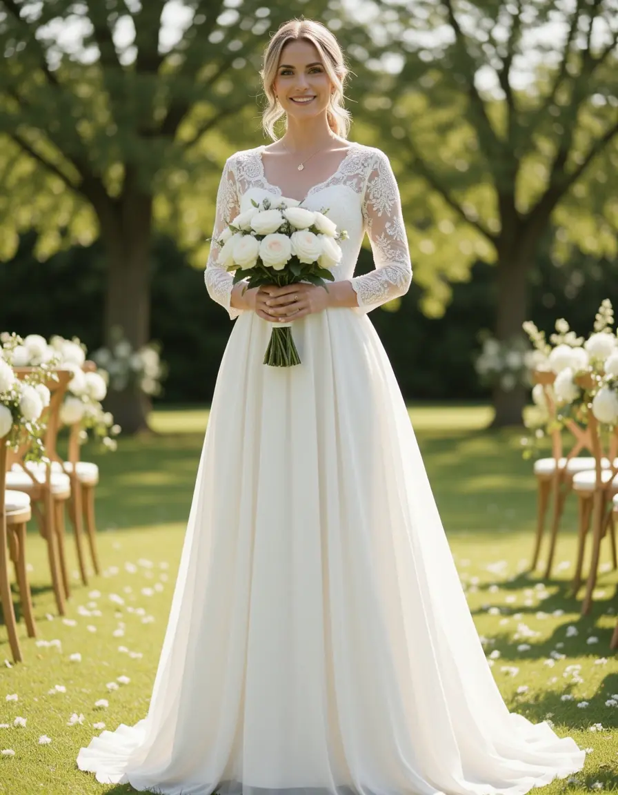 Zweiteiler Rock und Bluse Hochzeit