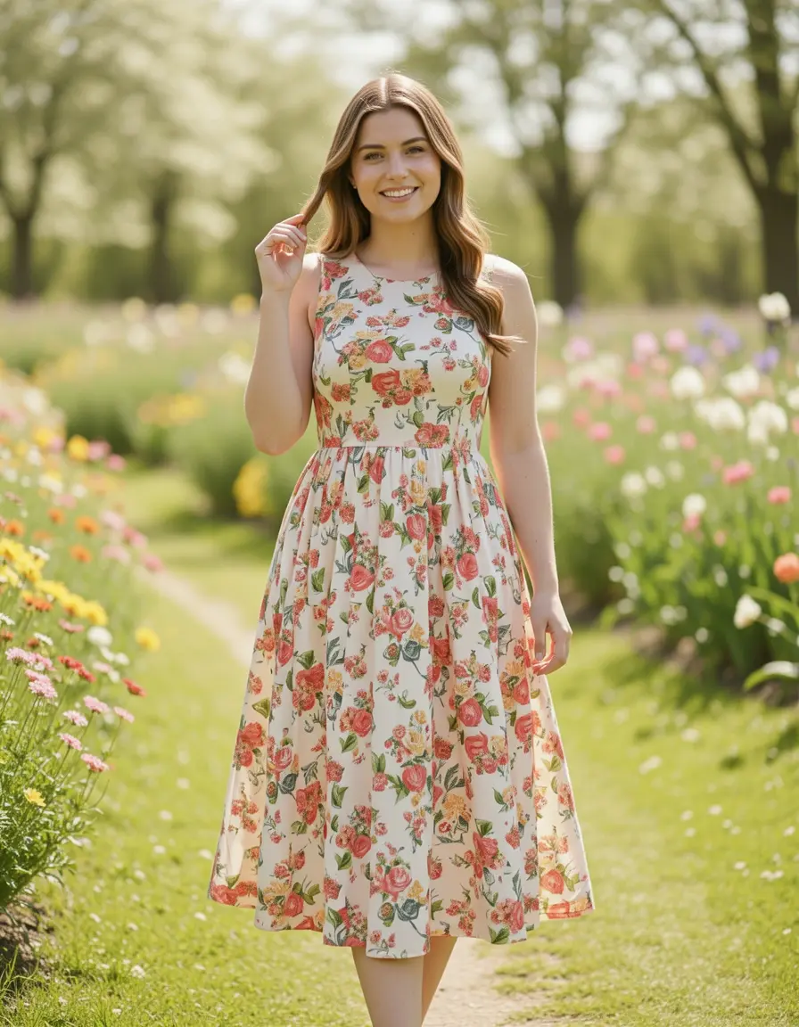 Floral Midi Dress