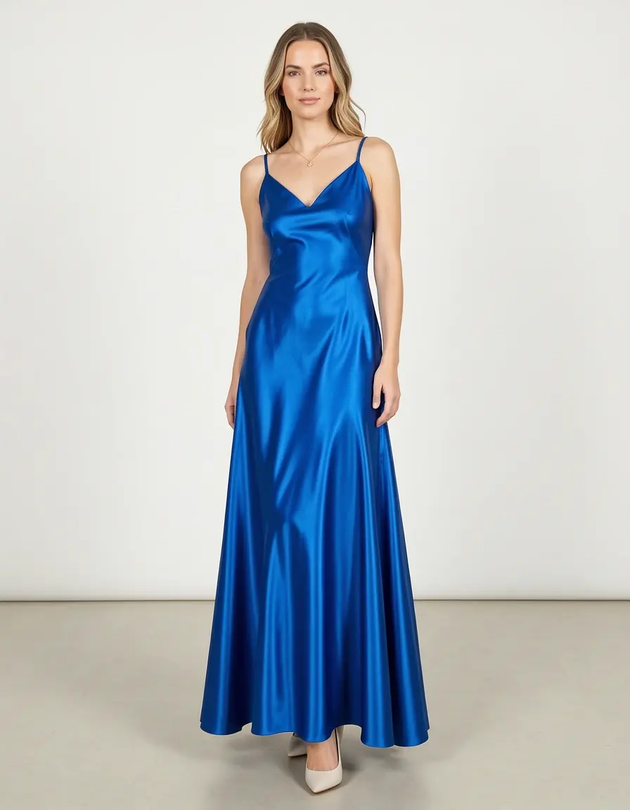 Satin Midi Dress