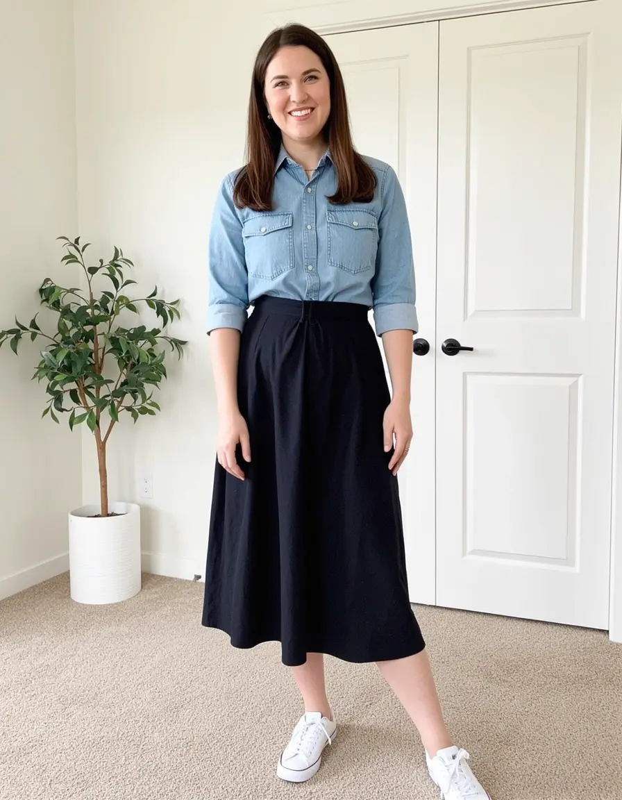 Shirt A-Line Dress